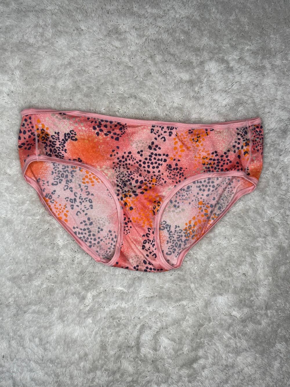 Victoria’s Secret Fabulous Hiphugger Pink Animal Print Panty Large 2014